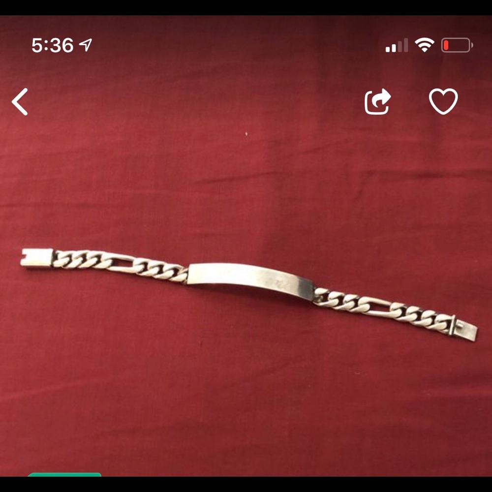 Sterling silver woman’s bracelet